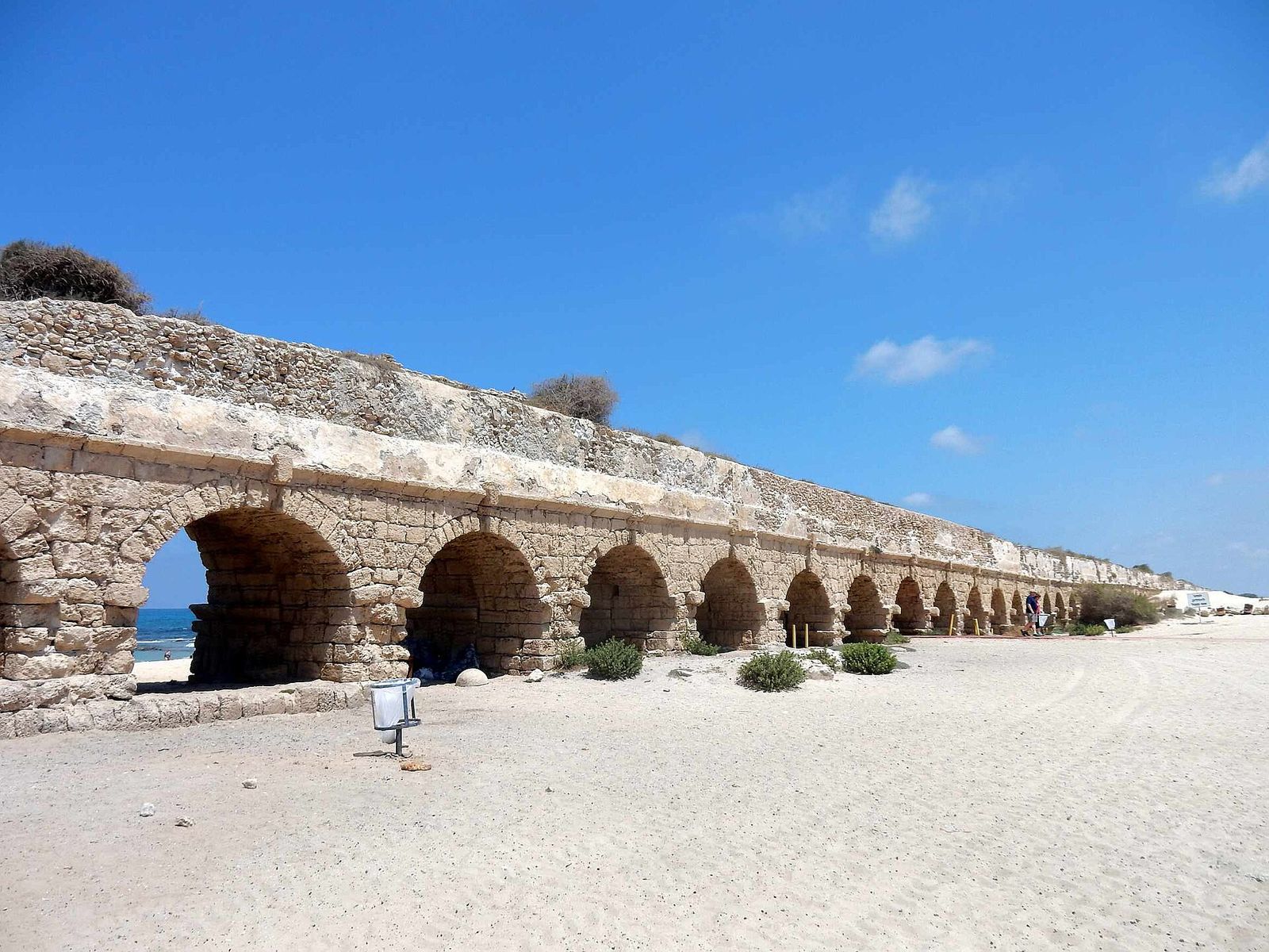 Roman aqueduct at Caesarea Maritima