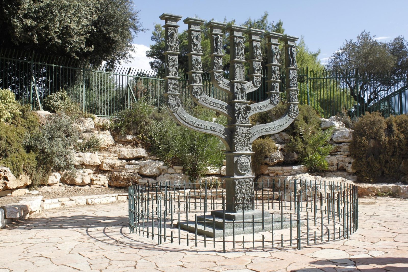 Jerusalem Menorah Landmark